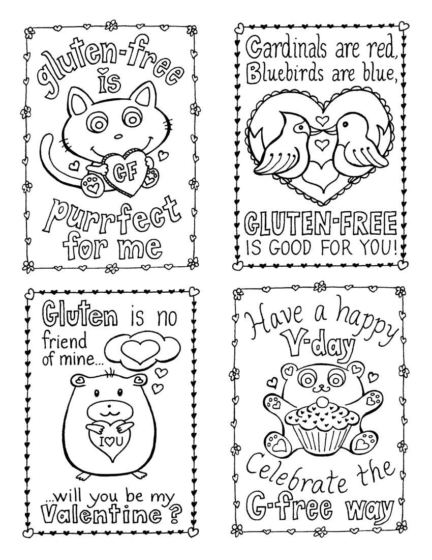 Free Printable Valentines Day Card Coloring Pages Pertaining To Valentine Card Template For Kids