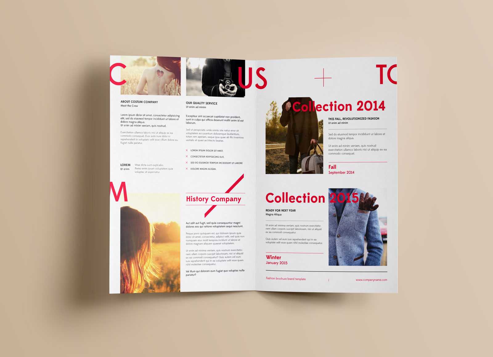 Free Realistic Bi Fold Brochure Mockup Psd – Good Mockups With Two Fold Brochure Template Psd