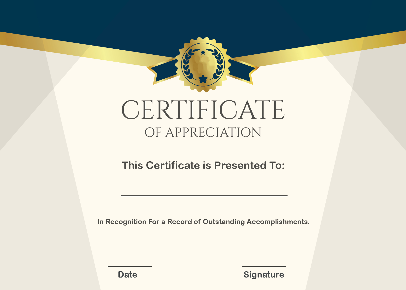 Free Sample Format Of Certificate Of Appreciation Template Regarding Certificate Of Appreciation Template Doc