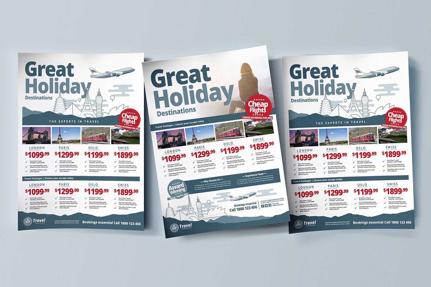 Free Travel Agency Poster & Brochure Template In Psd, Ai Regarding Brochure Template Illustrator Free Download