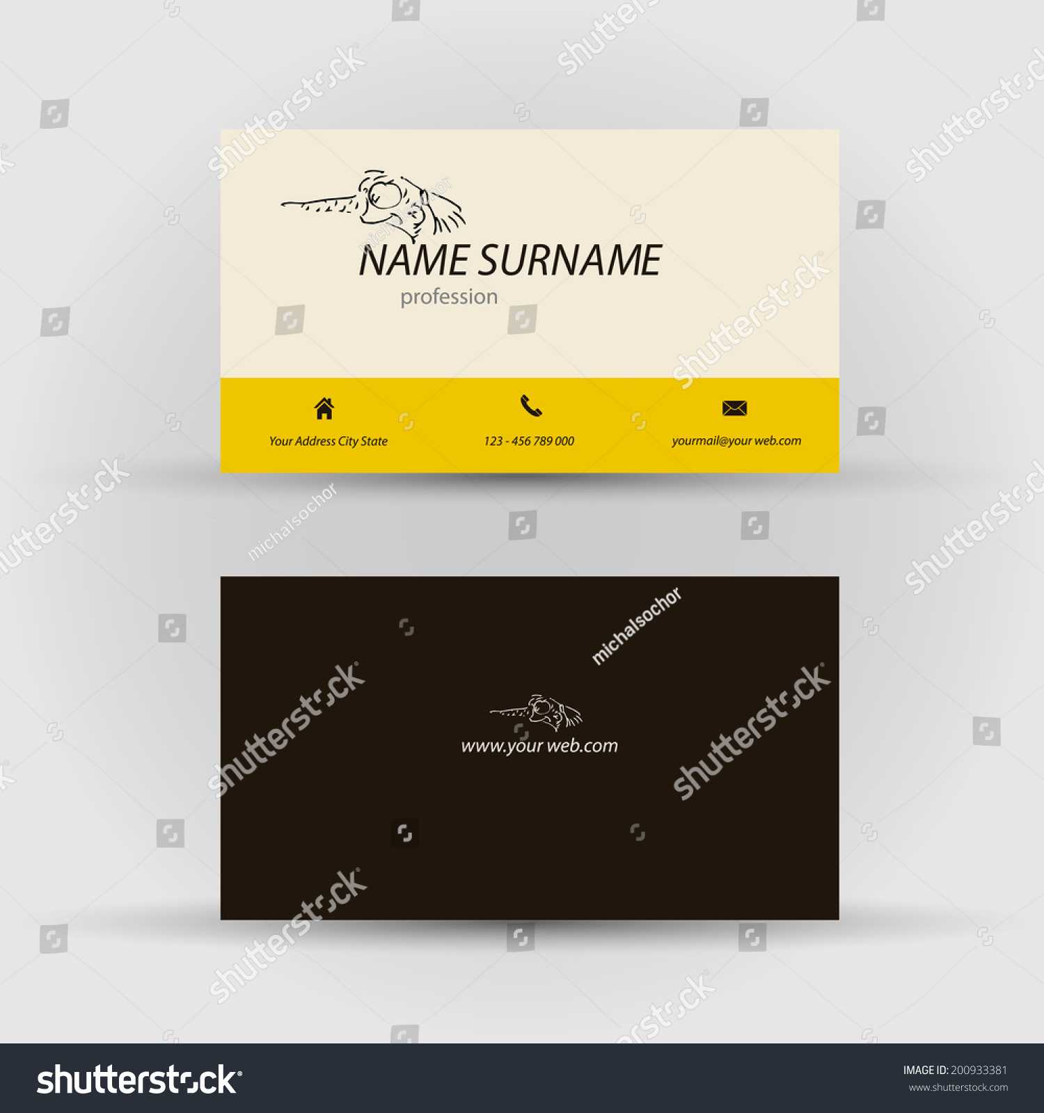 Front And Back Business Card Template Word ] – Card Template Within Front And Back Business Card Template Word