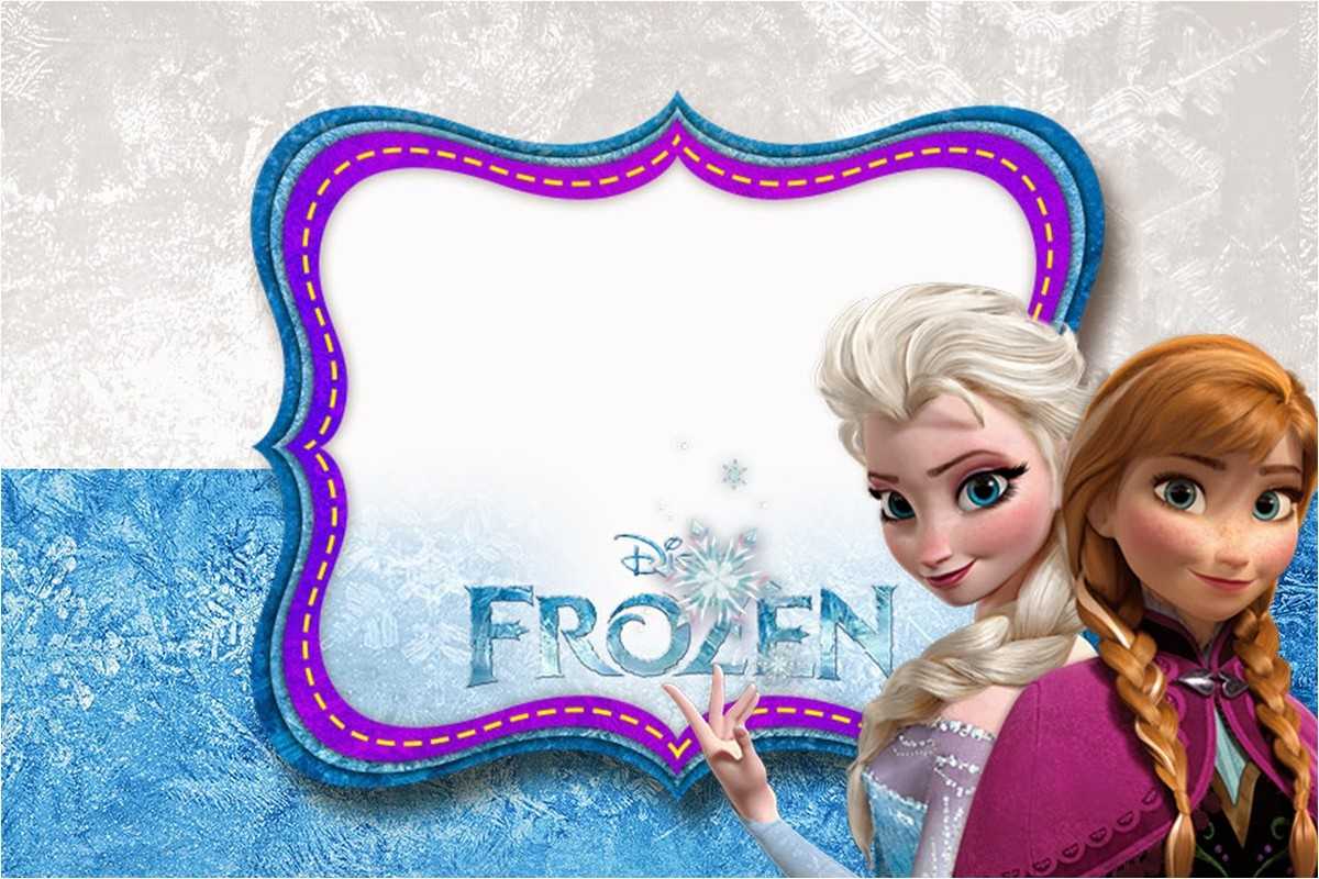 Frozen Birthday Party Invitation Free Printable Within Frozen Birthday Card Template