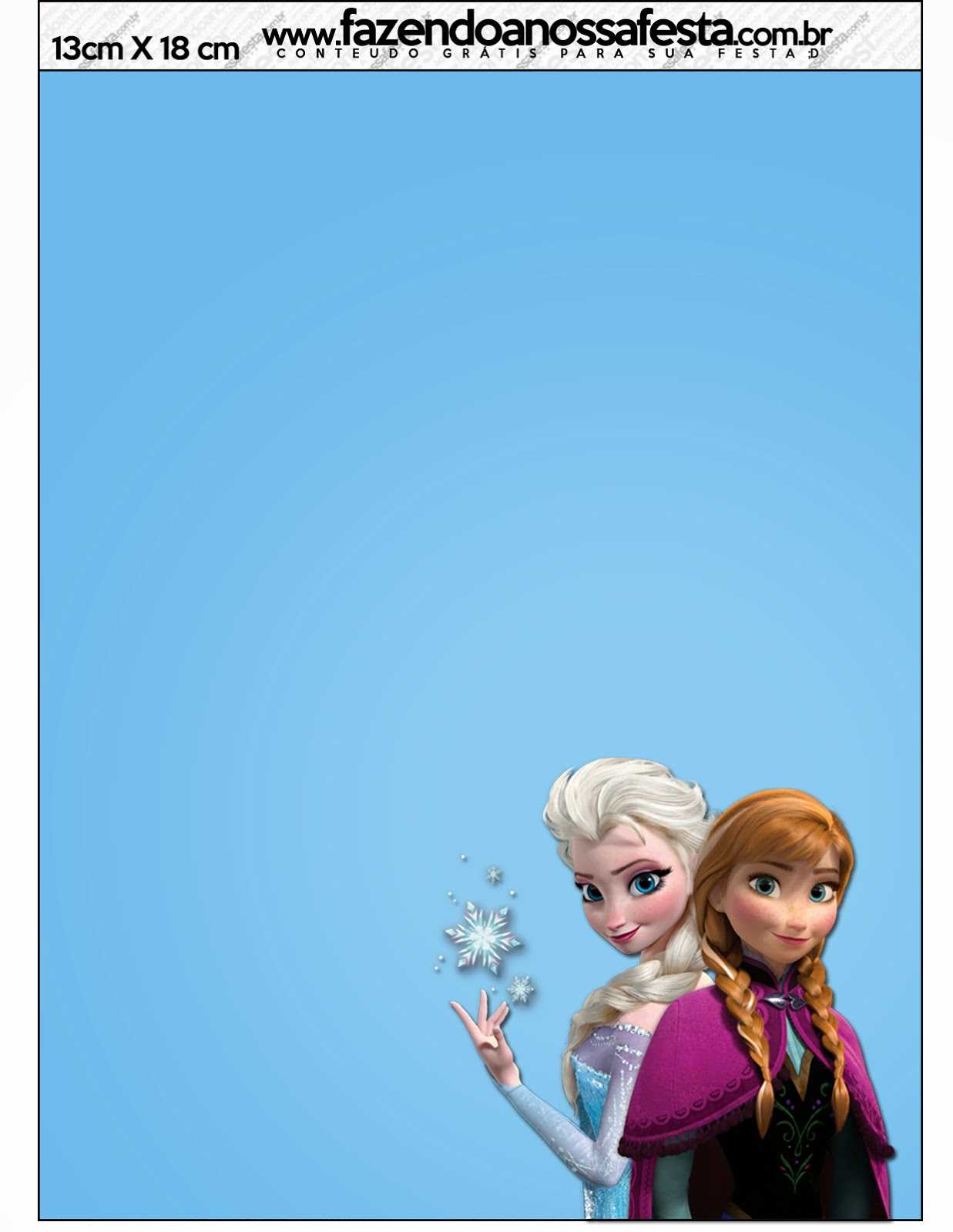 Frozen: Free Printable Cards Or Party Invitations. – Oh My Regarding Frozen Birthday Card Template