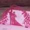 Fuchsia Invitation Wedding Card Laser Cut Art Paper 3D Pop For Pop Up Wedding Card Template Free
