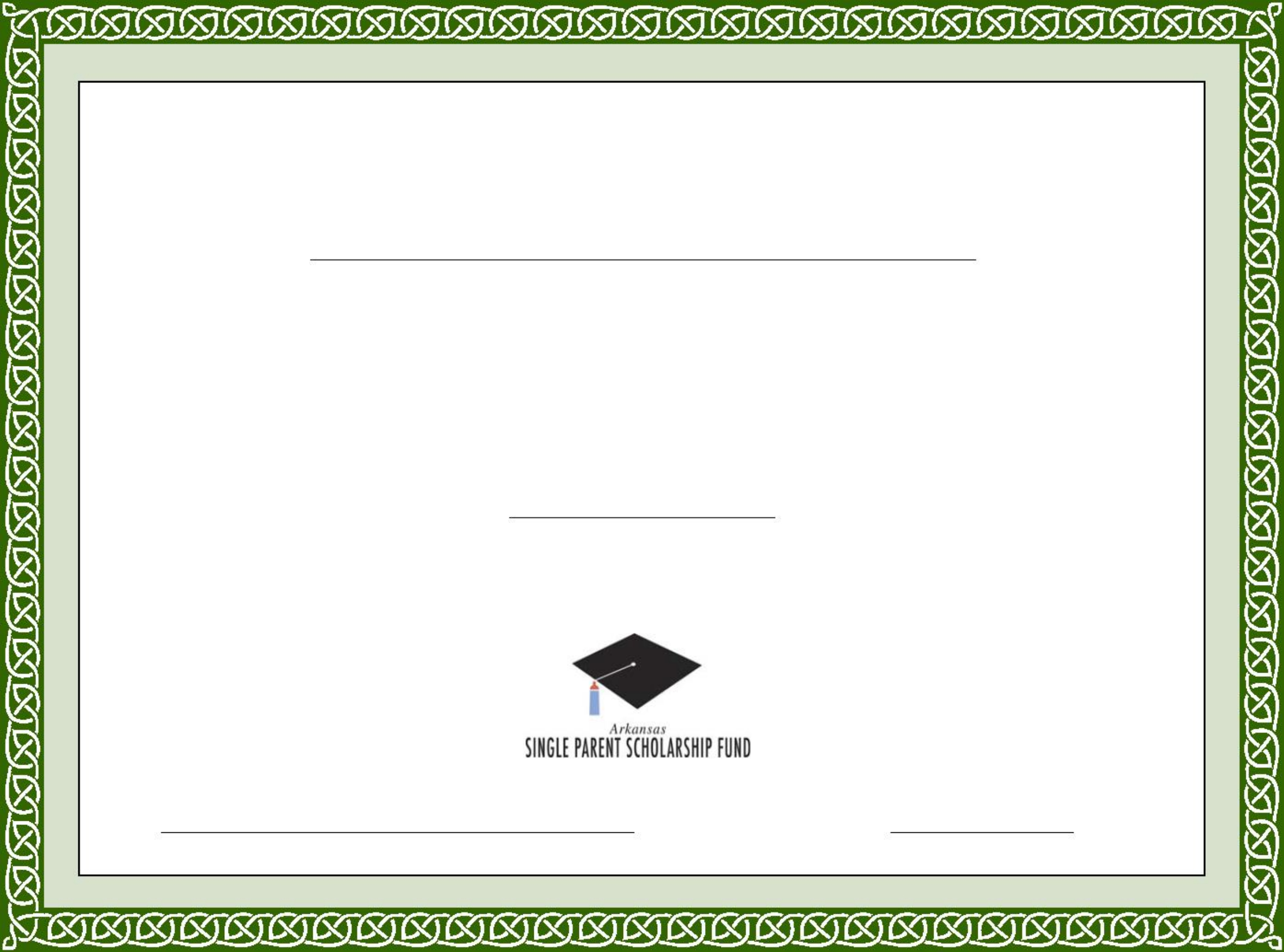 Generic Scholarship Certificate Template Free Download For Scholarship Certificate Template