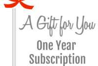Gift A Magazine Subscription With Our Free Printable Cards with regard to Magazine Subscription Gift Certificate Template