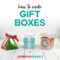 Gift Box Templates: Perfect For Handmade, Small Gifts And In Card Box Template Generator