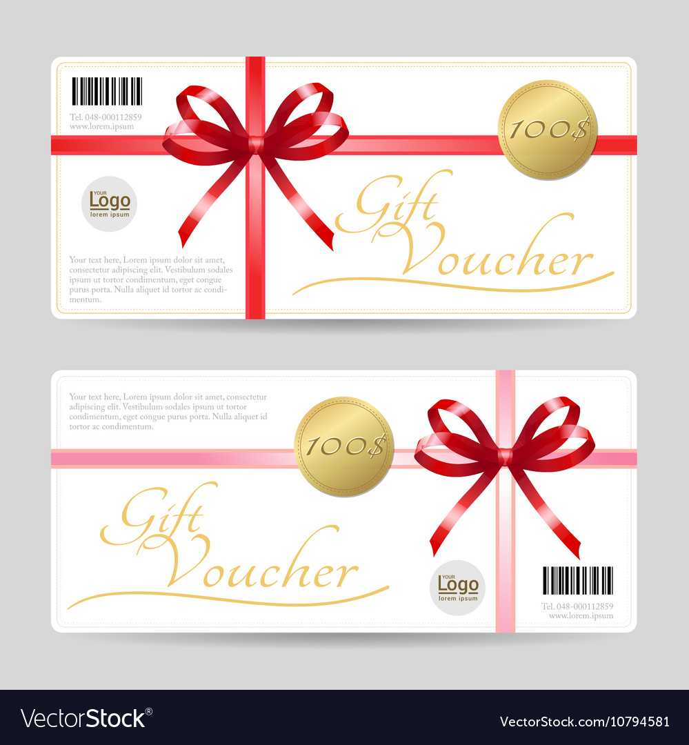 Gift Card Or Gift Voucher Template Within Gift Card Template Illustrator