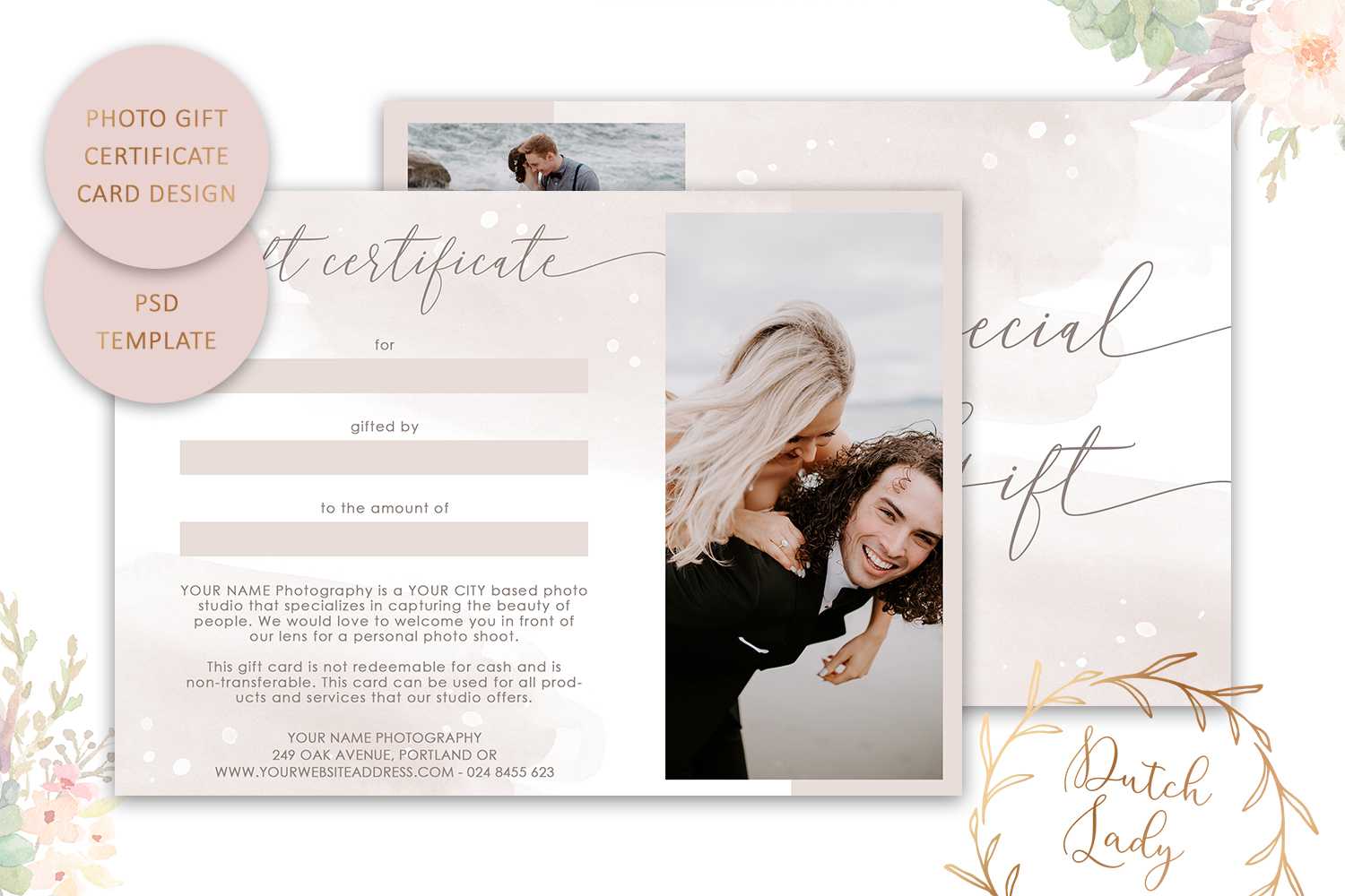 Gift Cards For Photographers – Calep.midnightpig.co Within Photoshoot Gift Certificate Template