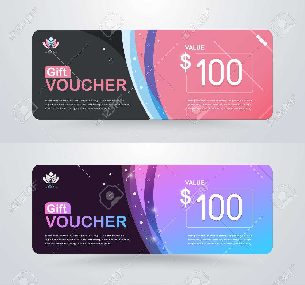 Gift Voucher Card Template Design. For Special Time, Best Of.. Within Credit Card Templates For Sale