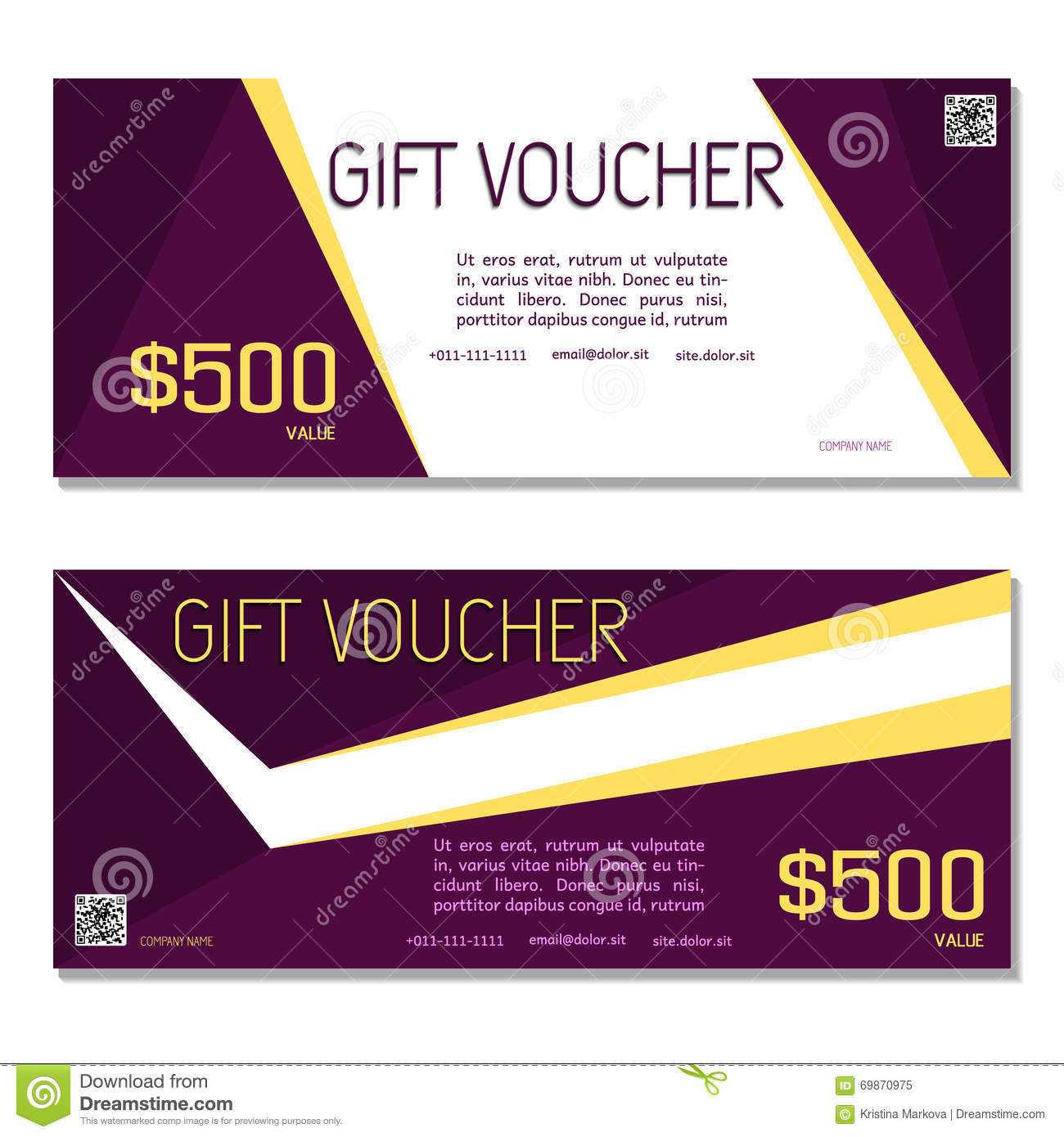Gift Voucher. Coupon And Voucher Template For Company With Regard To Company Gift Certificate Template