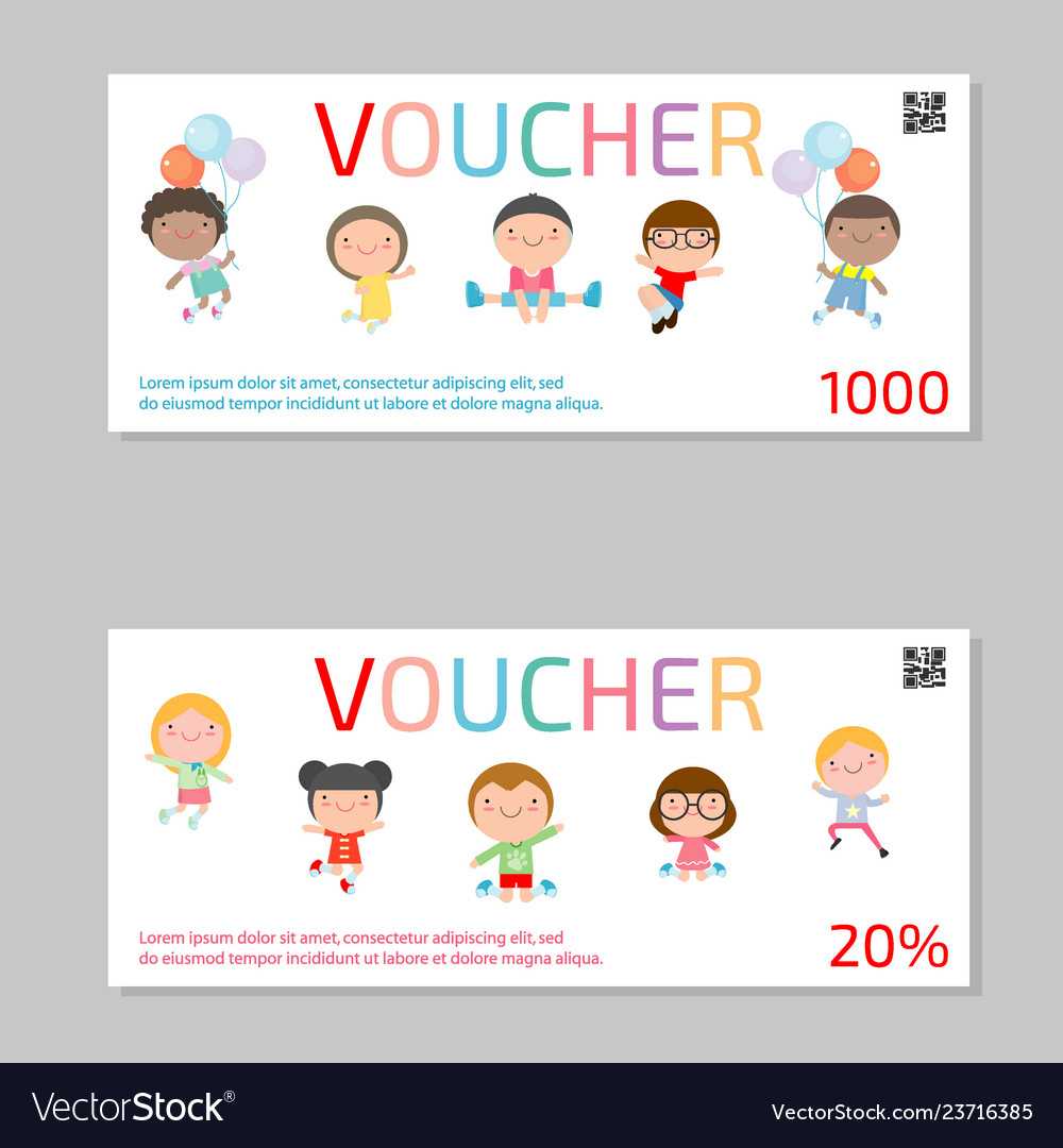 Gift Voucher Template And Kids Voucher Template In Kids Gift Certificate Template