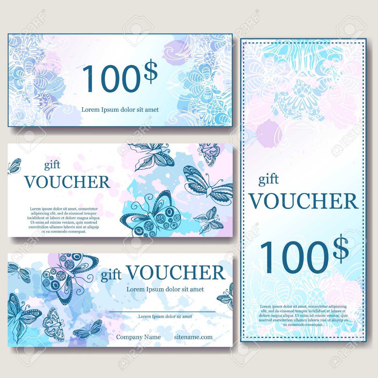 Gift Voucher Template With Mandala. Design Certificate For Sport.. For Magazine Subscription Gift Certificate Template