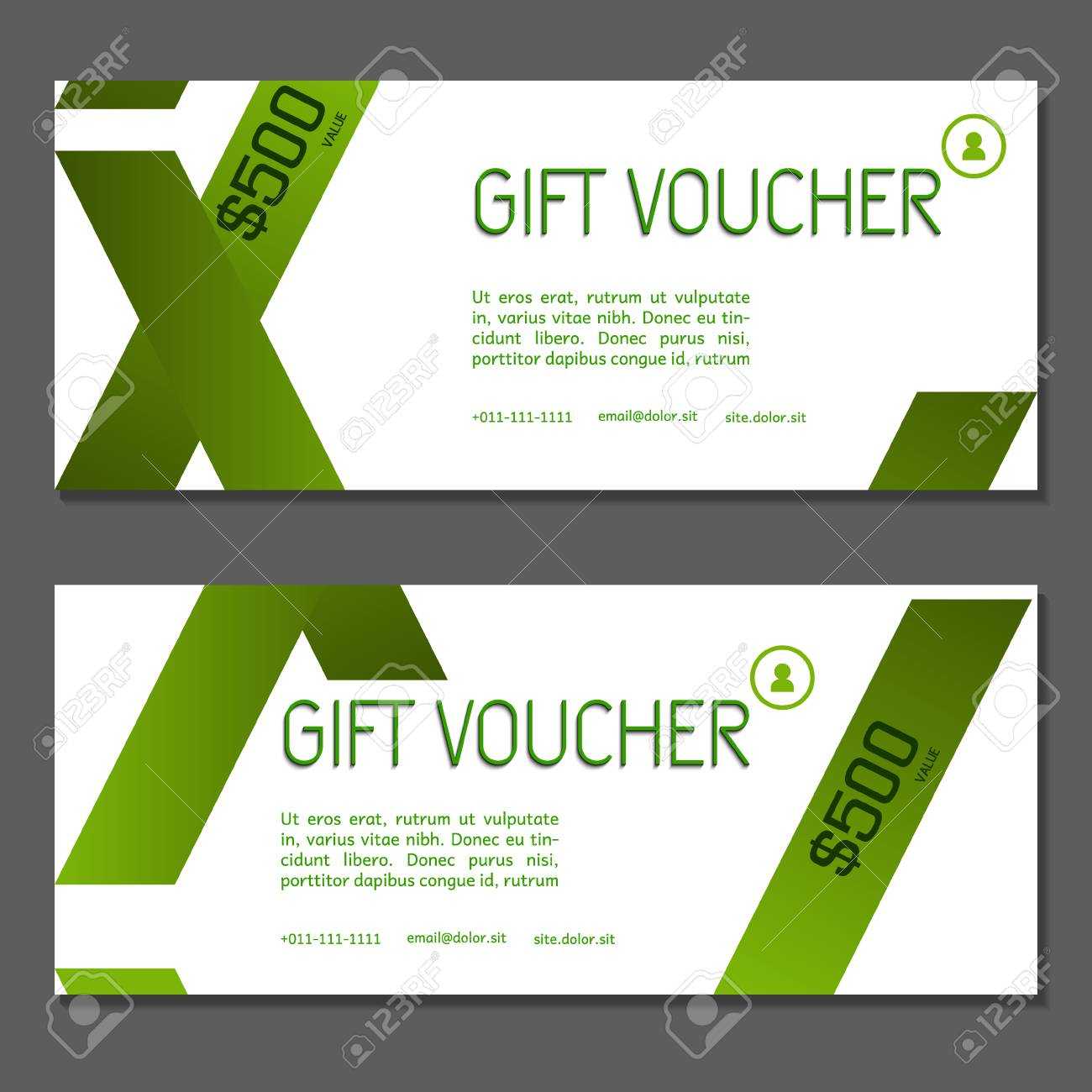 Gift Voucher. Vector, Illustration. Coupon And Voucher Template.. Throughout Company Gift Certificate Template