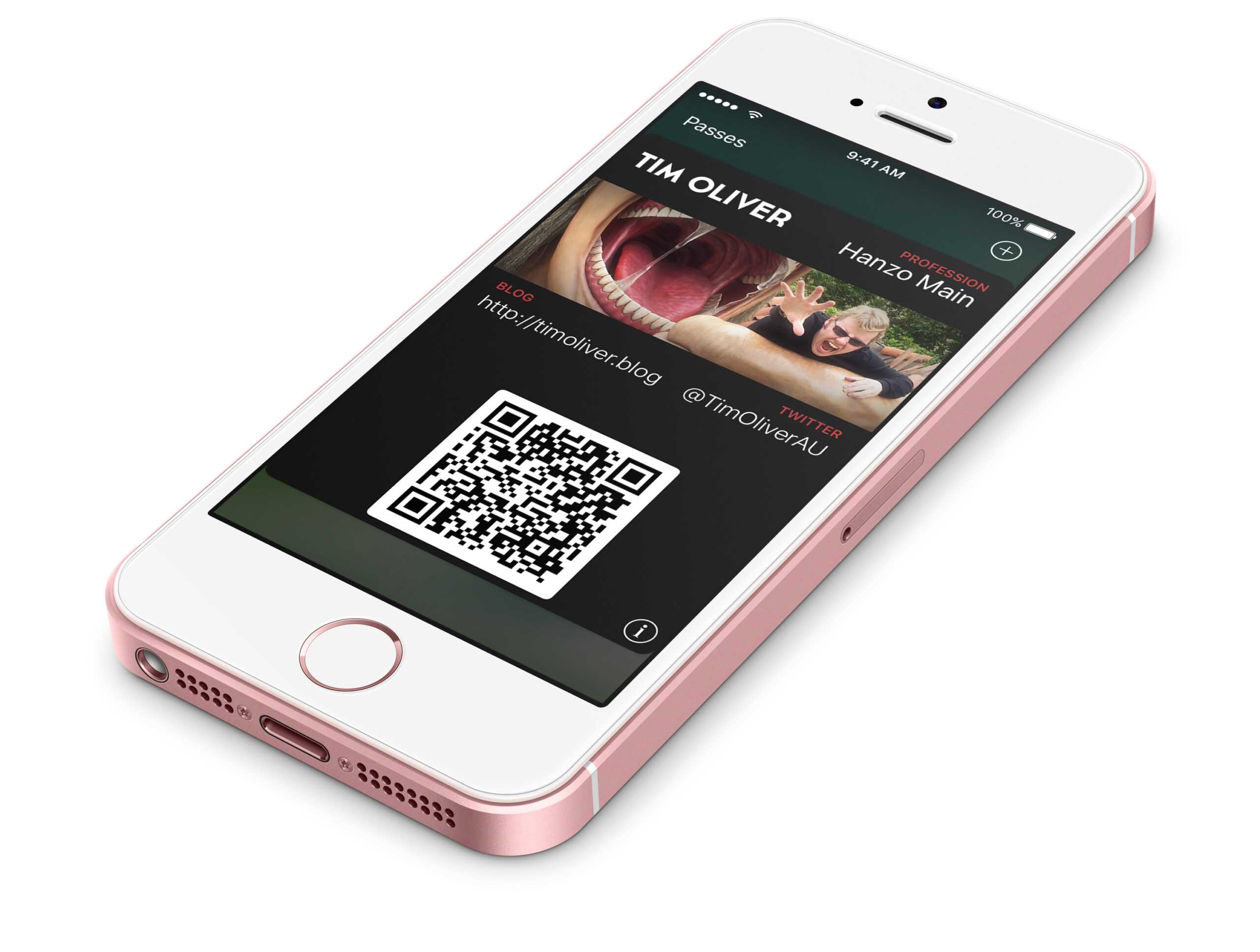 Github – Timoliver/passkit Business Card: A Template For Ios Intended For Iphone Business Card Template