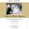 Golden Wedding Anniversary Invitation : Golden Wedding With Regard To Anniversary Card Template Word