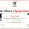 Golf Appreciation Certificate Template with Golf Certificate Templates For Word
