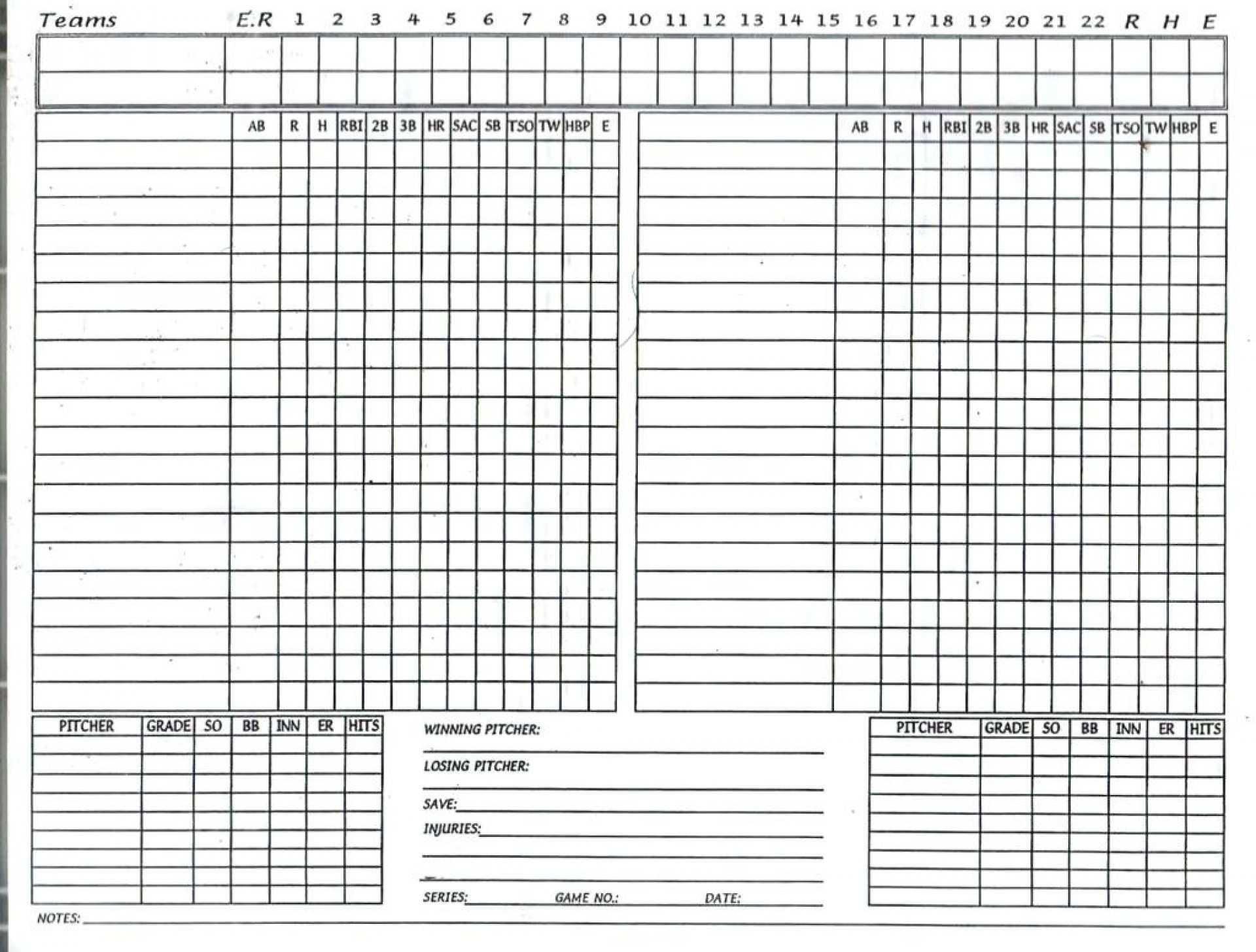 Golf League Eadsheet Free Baseball Stats Template Ideas Intended For Baseball Lineup Card Template