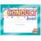 Good Conduct Gold Foil Stamped Award Certificates – Pack Of 25 With Good Conduct Certificate Template
