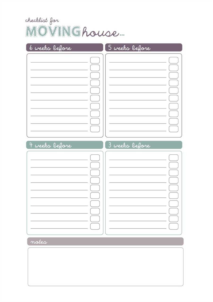Great Moving Ecklists Ecklist For In Out Spreadsheet Form Throughout Free Moving House Cards Templates