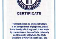 Guinness World Record Certificate Template - Dalep for Guinness World Record Certificate Template