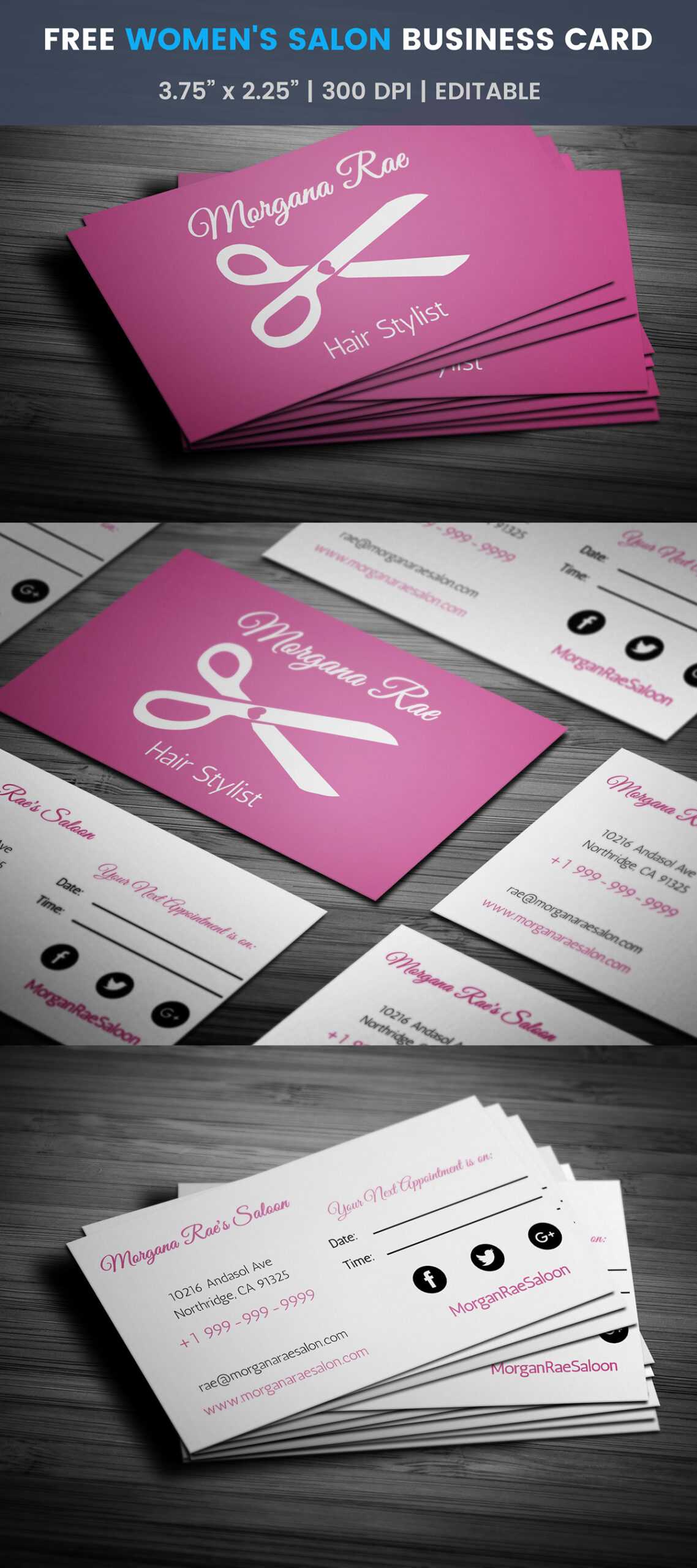 Hairdresser Business Card Templates Free - Calep.midnightpig.co Pertaining To Hairdresser Business Card Templates Free