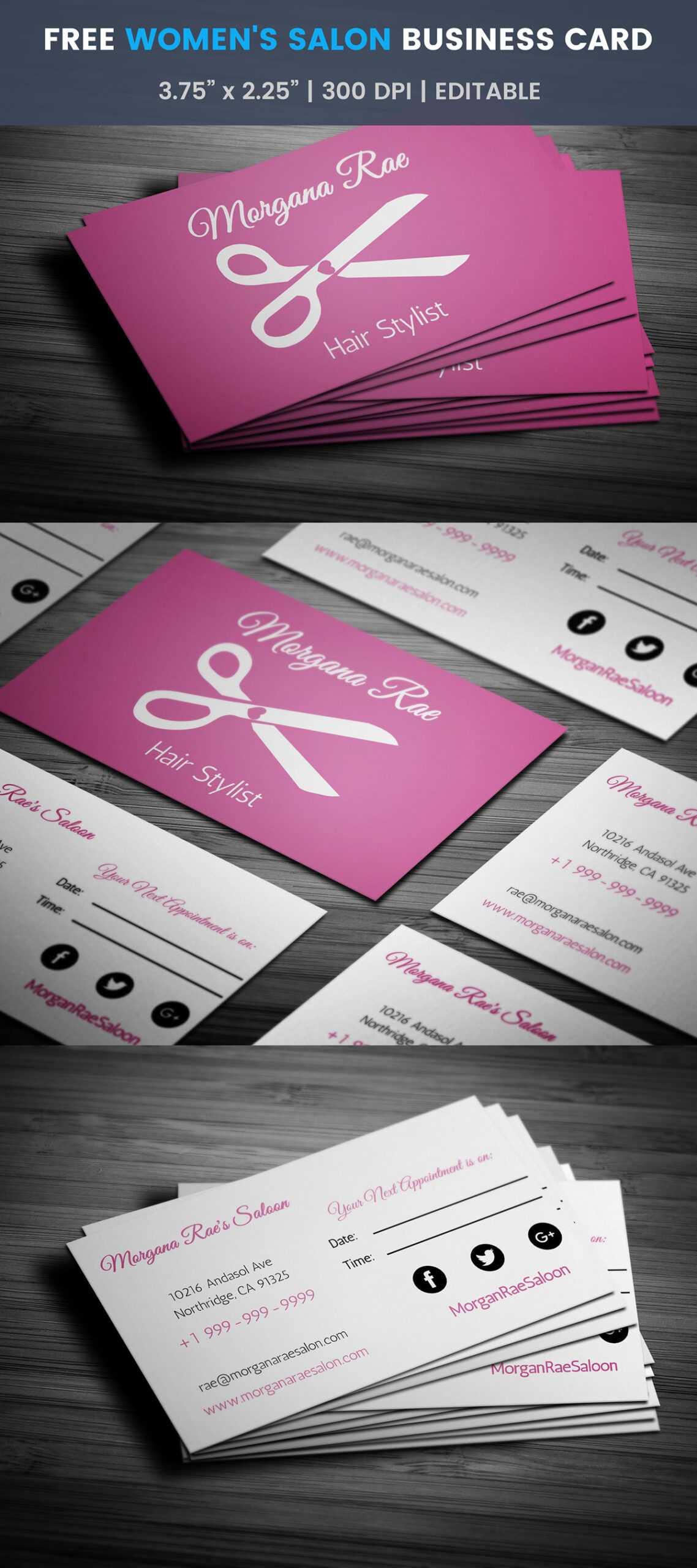 Hairdresser Business Card Templates Free – Calep.midnightpig.co Pertaining To Hairdresser Business Card Templates Free