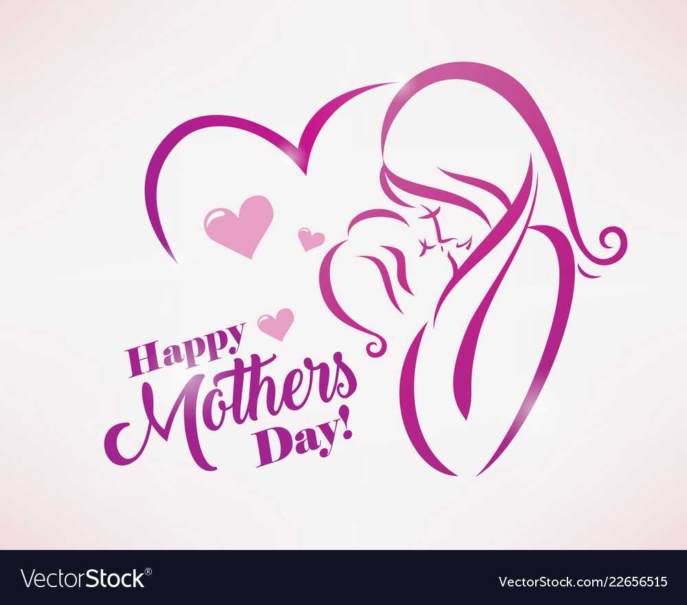 Happy Mothers Day Greeting Card Template Stylized Pertaining To Mom Birthday Card Template