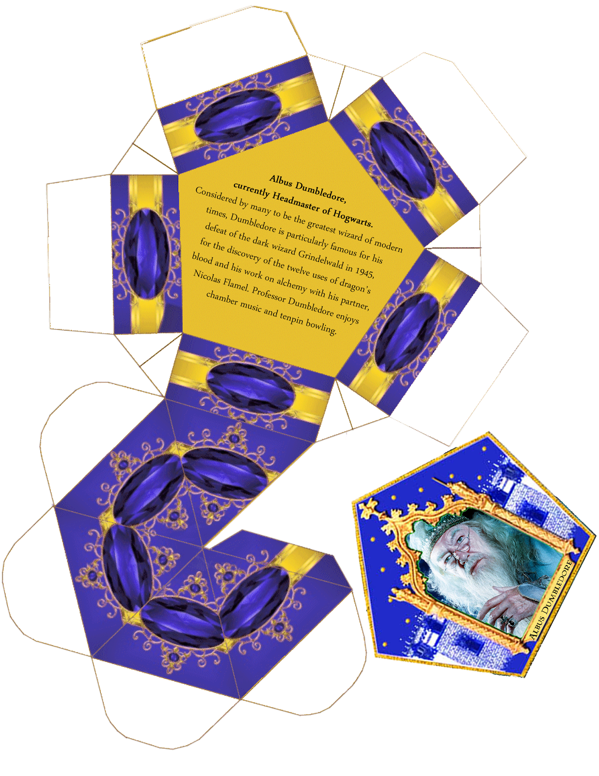 Harry Potter Paraphernalia: Chocolate Frogs Box Template Inside Chocolate Frog Card Template