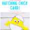 Hatching Chick Easter Card Craft – Kids Craft Room With Regard To Easter Chick Card Template