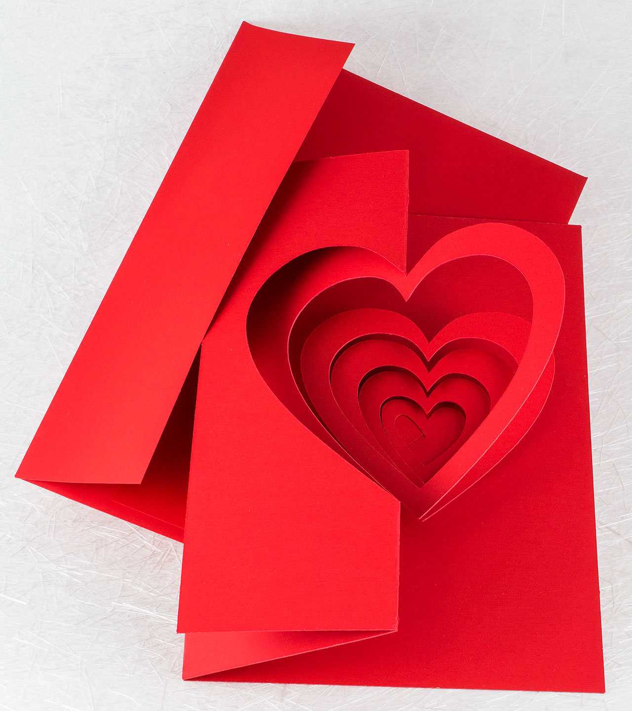 Helical Heart Pop Up Card Throughout Pop Out Heart Card Template