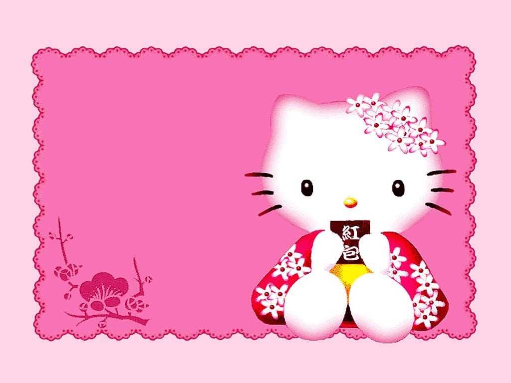 Hello Kitty Christening Invitation Free Printable Pertaining To Hello Kitty Birthday Card Template Free