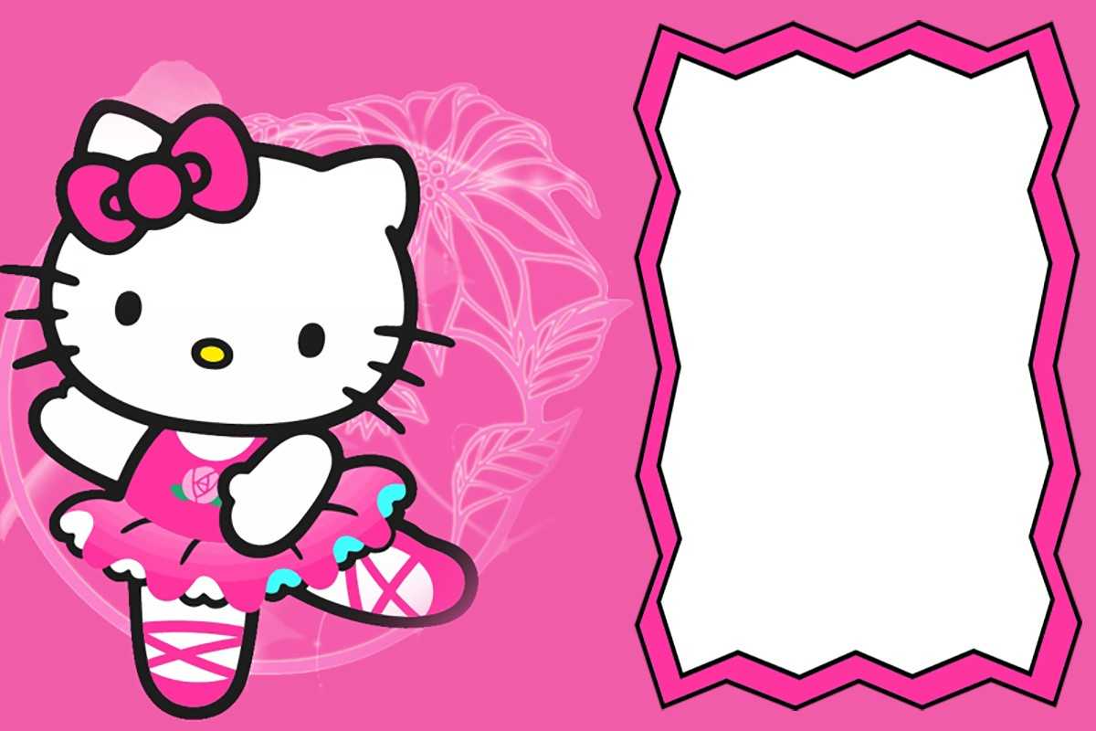 Hello Kitty Free Printable Invitation Templates Throughout Hello Kitty Birthday Card Template Free