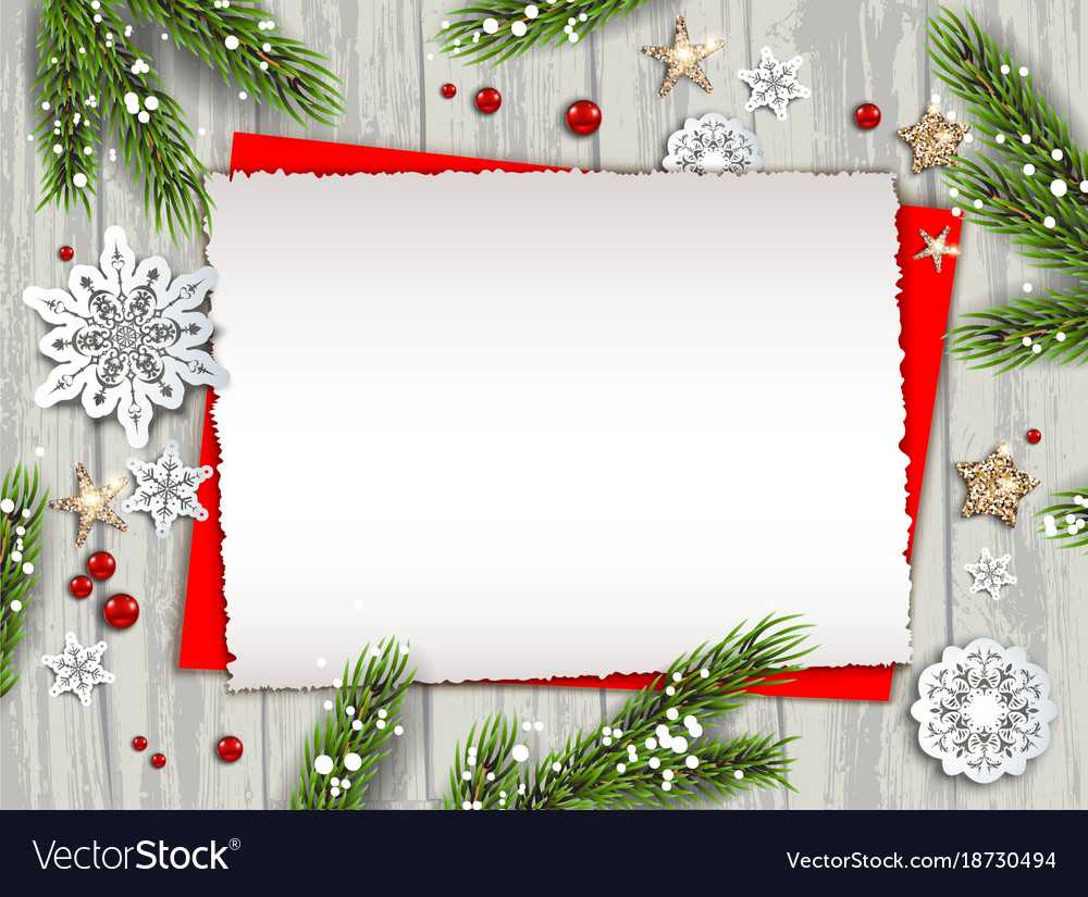 Holiday Nature Template Frame Inside Free Holiday Photo Card Templates