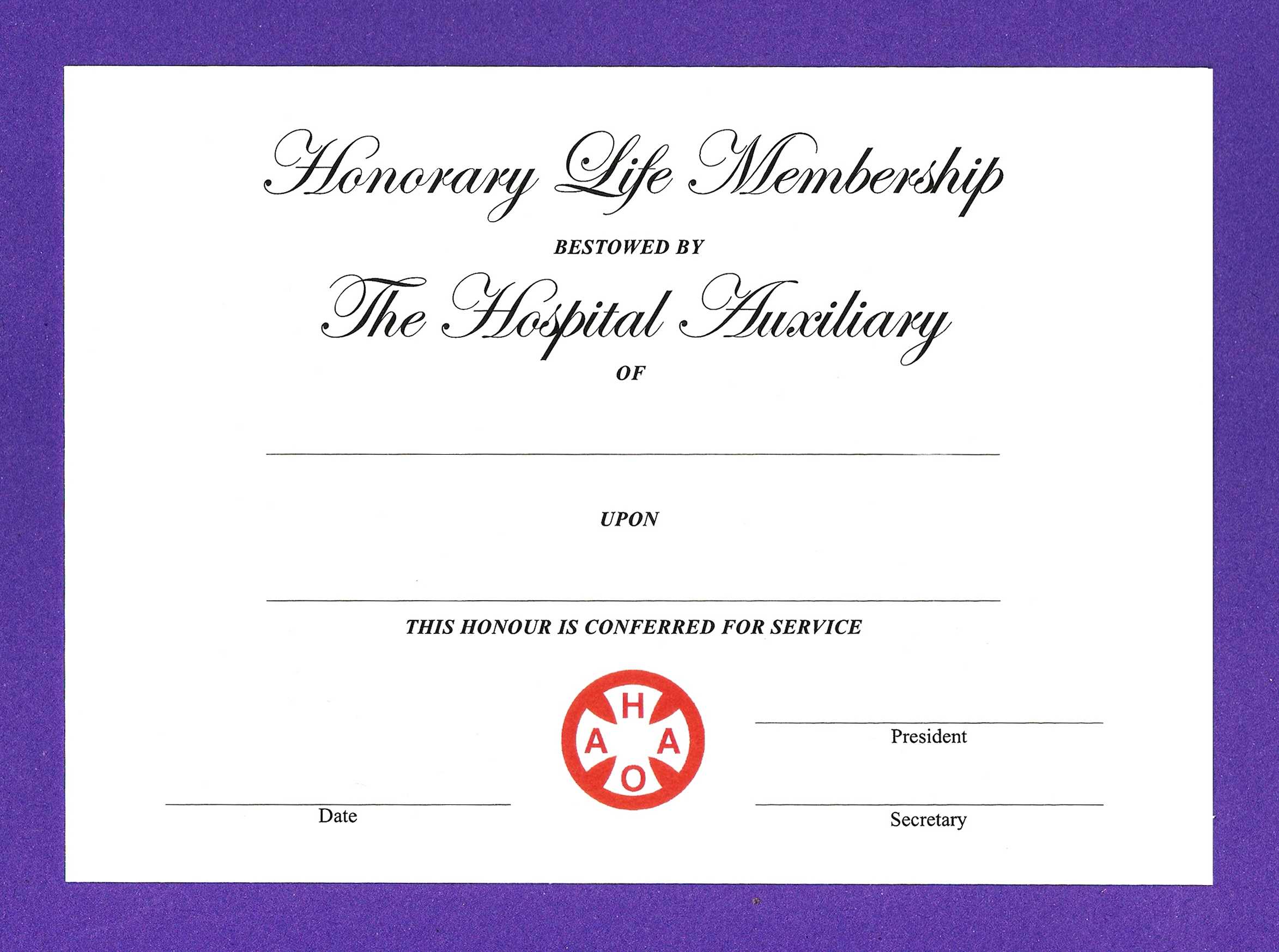 Honorary Membership Certificate Template – Calep.midnightpig.co With Life Membership Certificate Templates