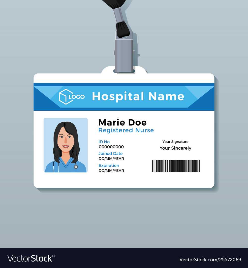 Hospital Id Card Template - Dalep.midnightpig.co Throughout Hospital Id Card Template
