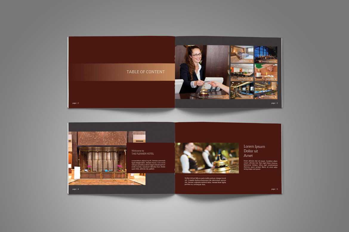 Hotel Brochure – Vsual Within Hotel Brochure Design Templates