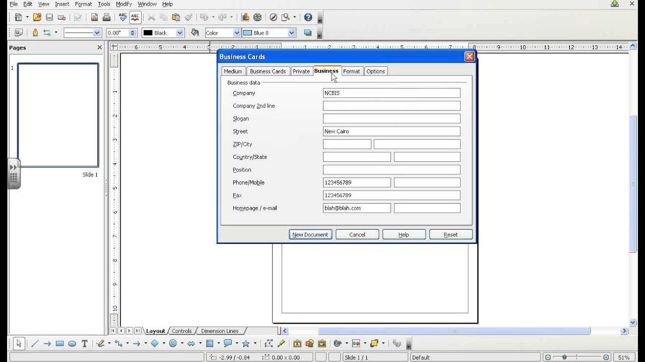 How To Create A Biz Card Using Open Office Draw 3.1Icttoolbox From  Screenr Throughout Openoffice Business Card Template