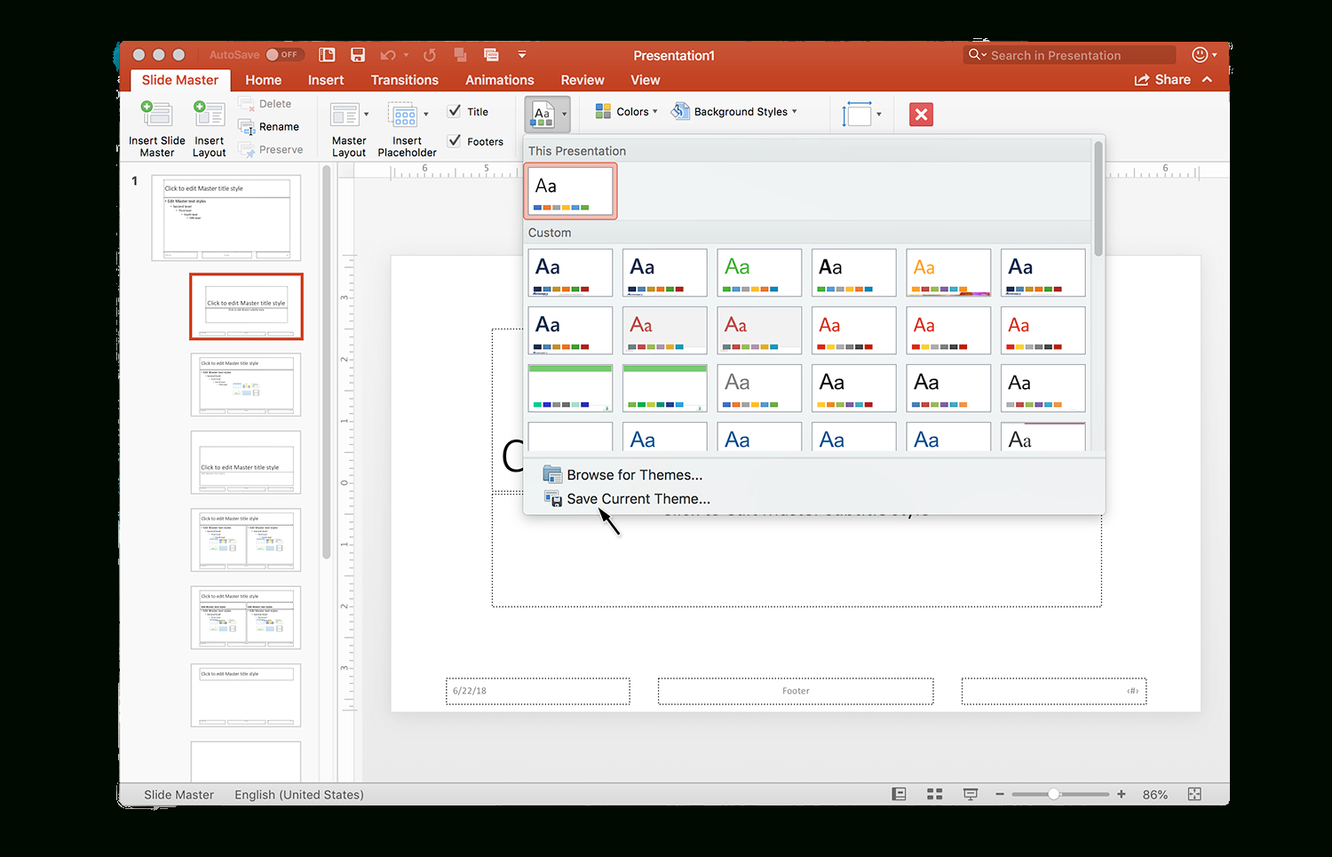 How To: Create A Custom Powerpoint Template – 1184 Design Intended For Save Powerpoint Template As Theme