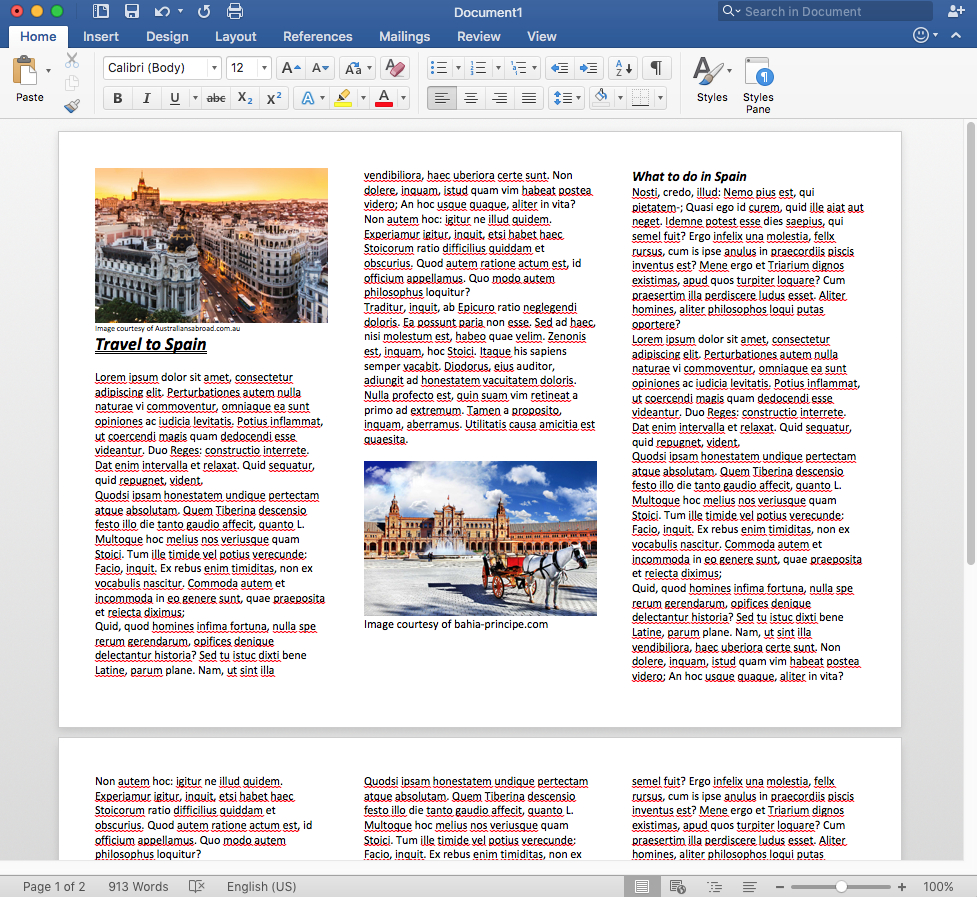 How To Create A Trifold Brochure In Word 2010 – Calep In Free Brochure Templates For Word 2010