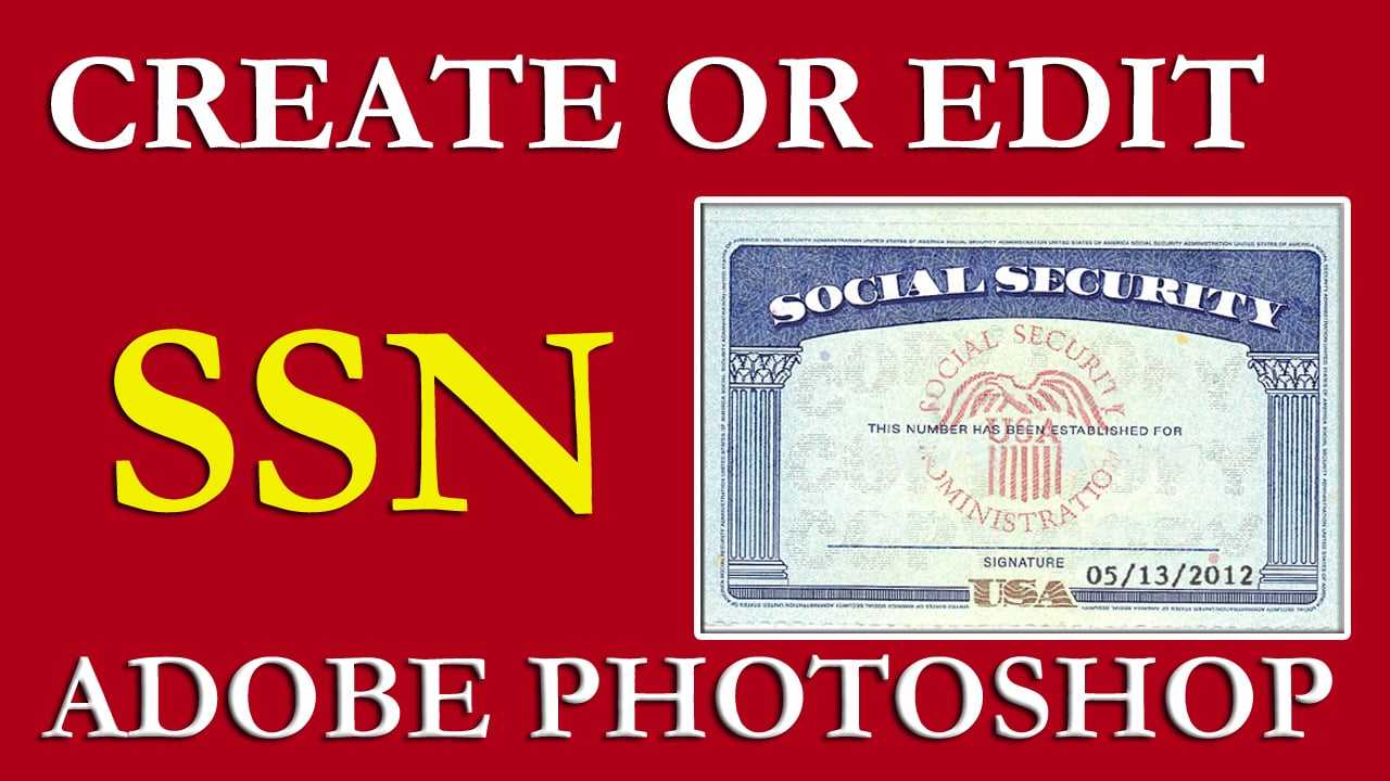 How To Edit Ssn | Ssn Pdf Template Download Free On Vimeo Within Social Security Card Template Psd