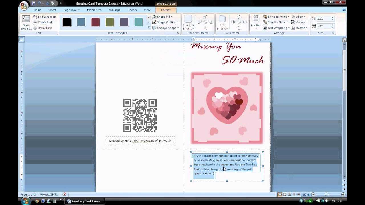 How To Make A Birthday Card On Microsoft Word - Dalep Within Birthday Card Template Microsoft Word