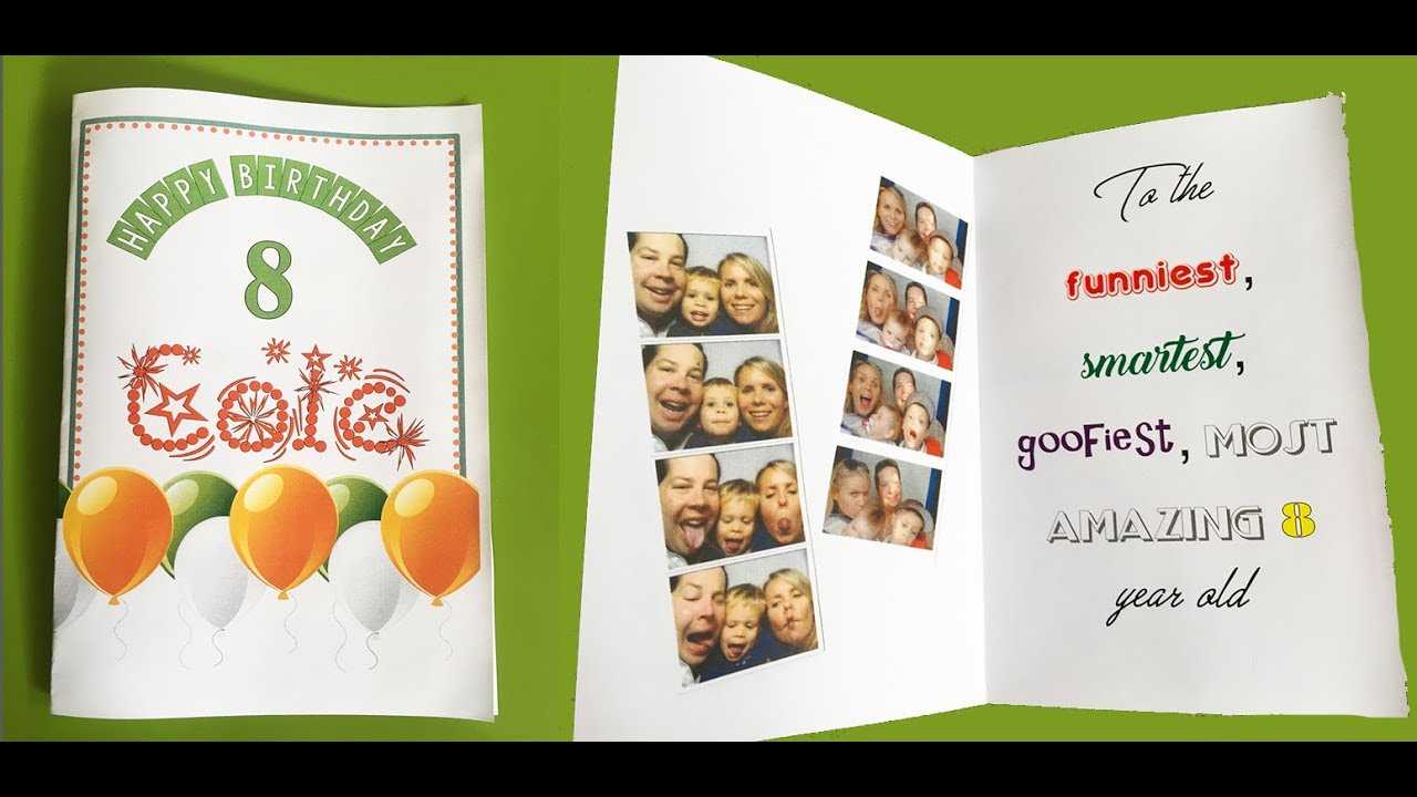 How To Make A Foldable Birthday Card With Ms Word Intended For Half Fold Greeting Card Template Word