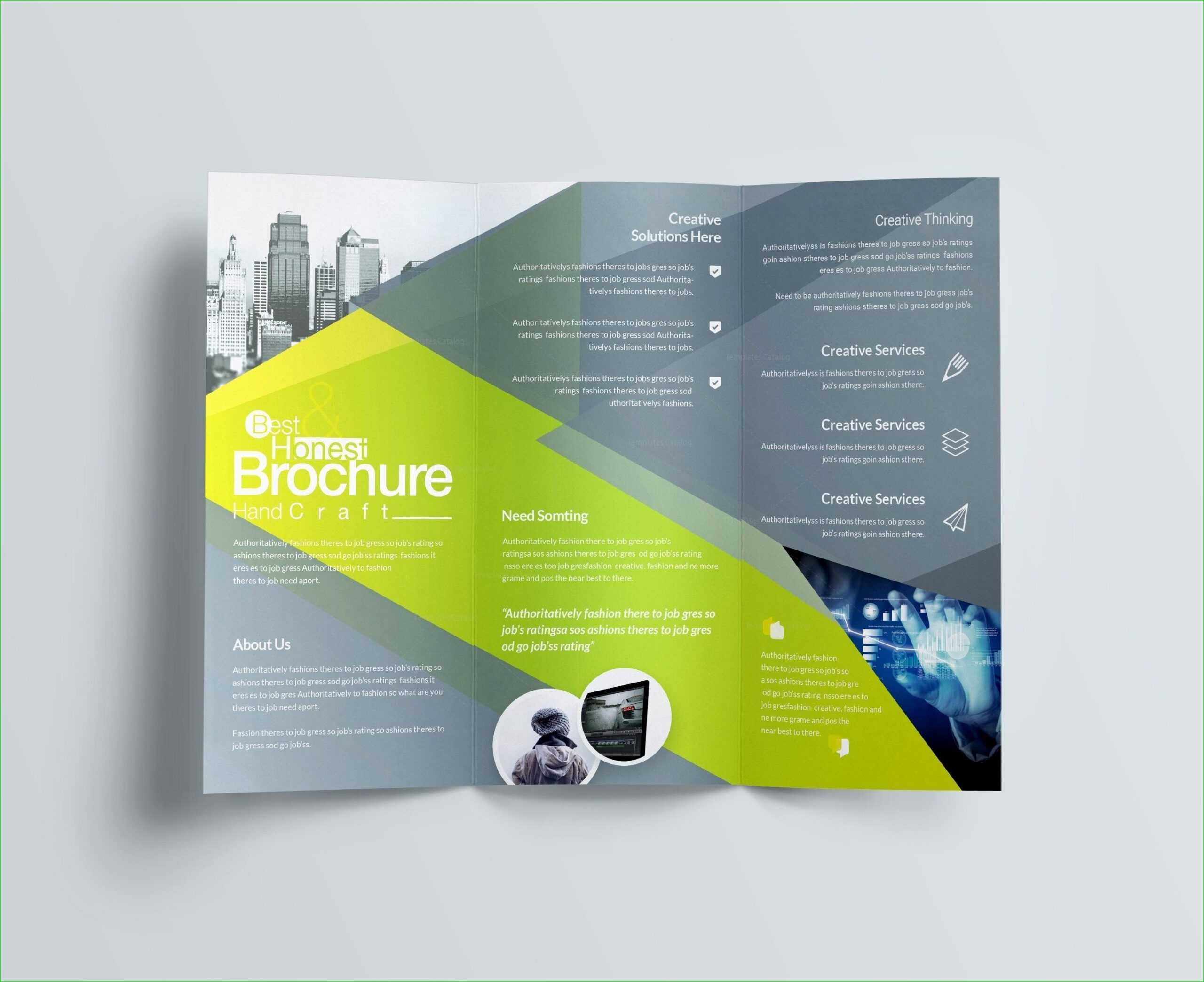 How To Make A Trifold Brochure In Powerpoint – Carlynstudio Throughout Free Brochure Templates For Word 2010
