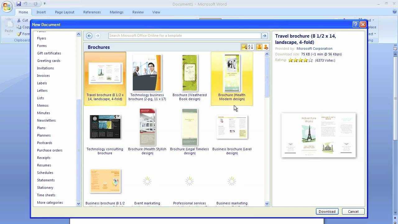 How To Make A Trifold Brochure In Word 2007 – Carlynstudio Within Office Word Brochure Template