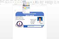 How To Make Id Cards On Microsoft Word - Calep.midnightpig.co with Id Card Template For Microsoft Word