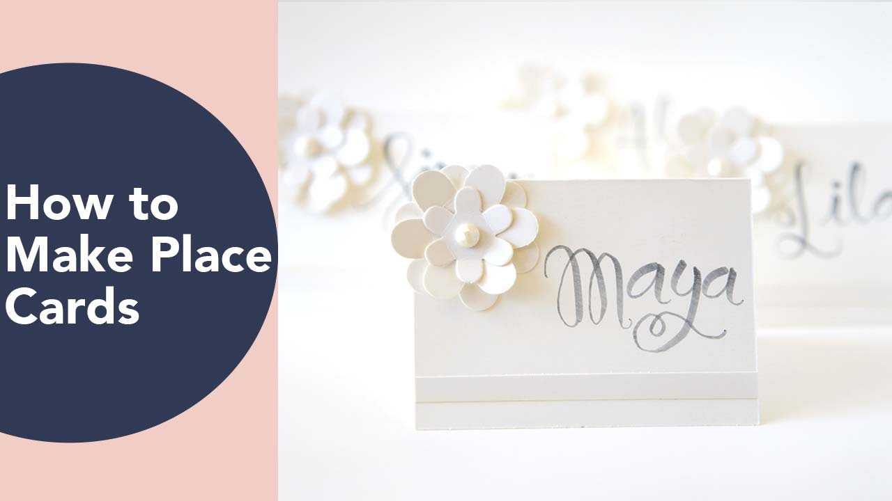 How To Make Place Cards, Place Card Ideas, Diy Wedding Or Thanksgiving Intended For Wedding Place Card Template Free Word