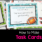 How To Make Task Cards | Technically Speaking With Amy Within Task Cards Template