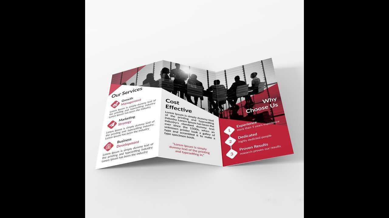 How To Make Tri Fold Brochure Layout In Adobe Illustrator (Bangla) For Adobe Tri Fold Brochure Template