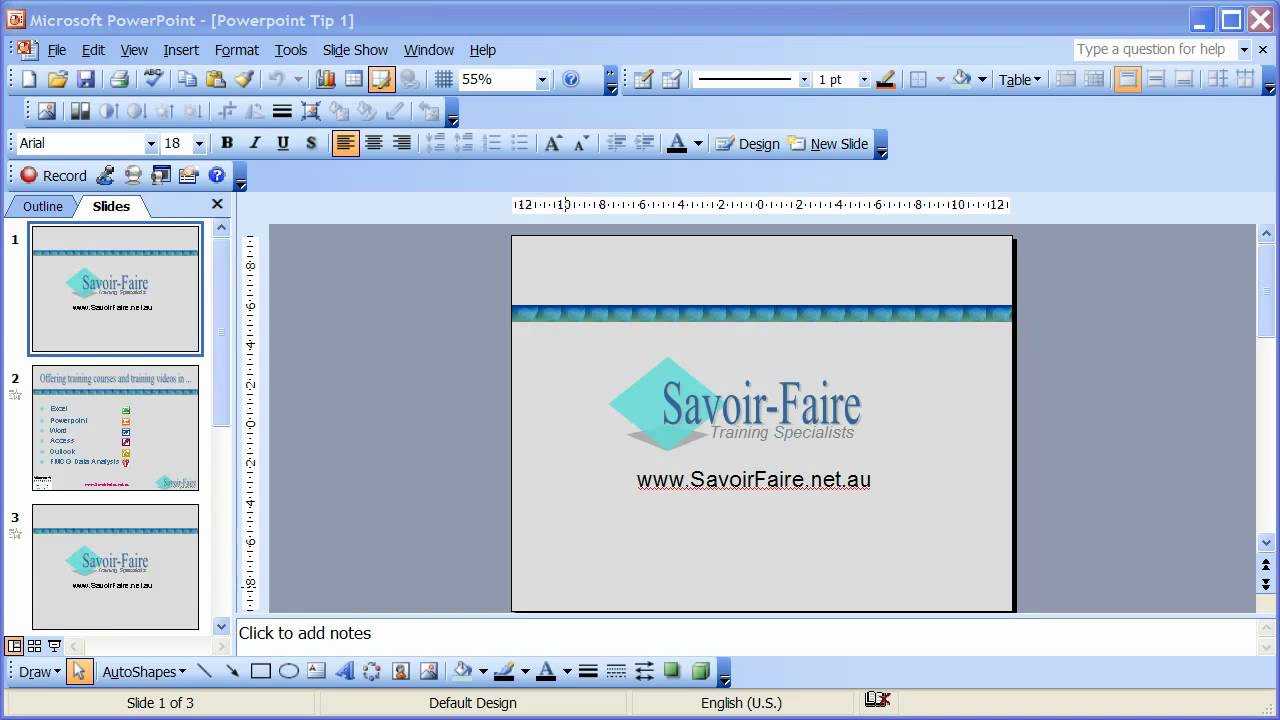 How To Save A Powerpoint Presentation As An Automatic Slideshow -  Powerpoint 2003 Regarding How To Save Powerpoint Template